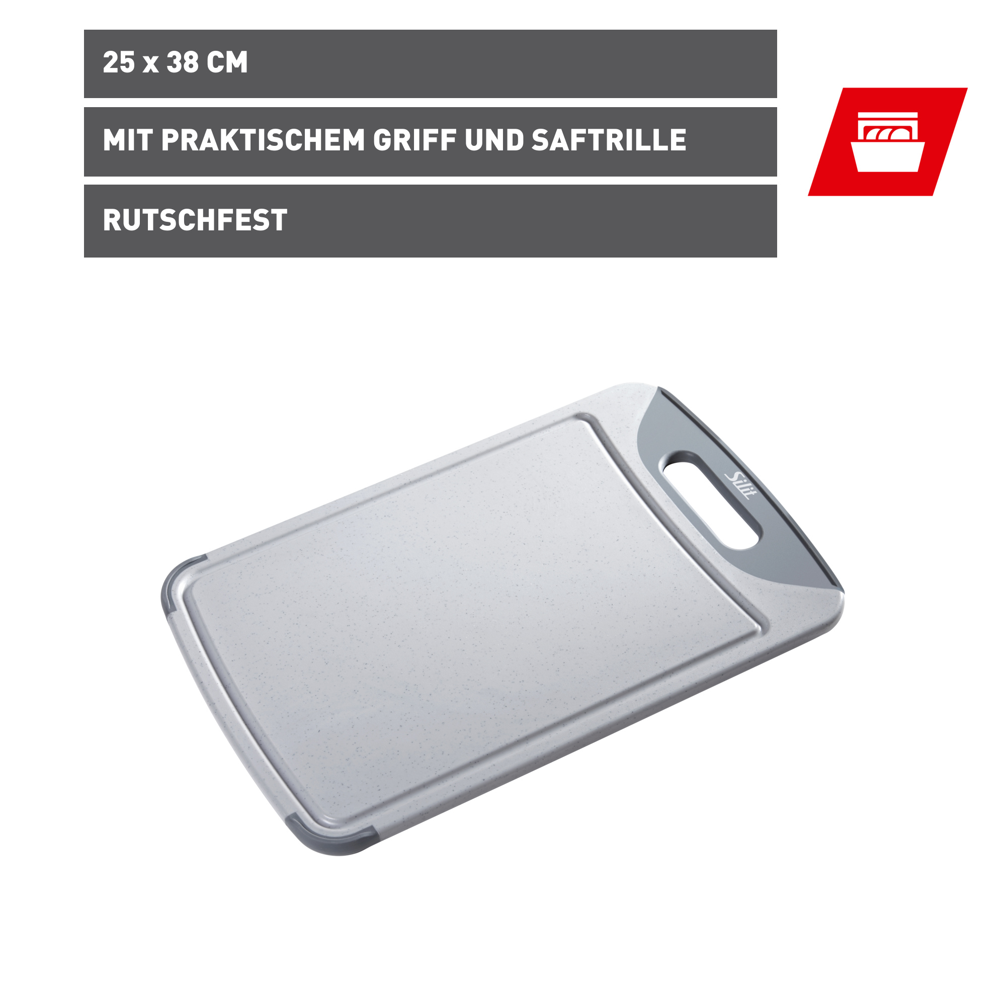 Schneidebrett SILIT grau