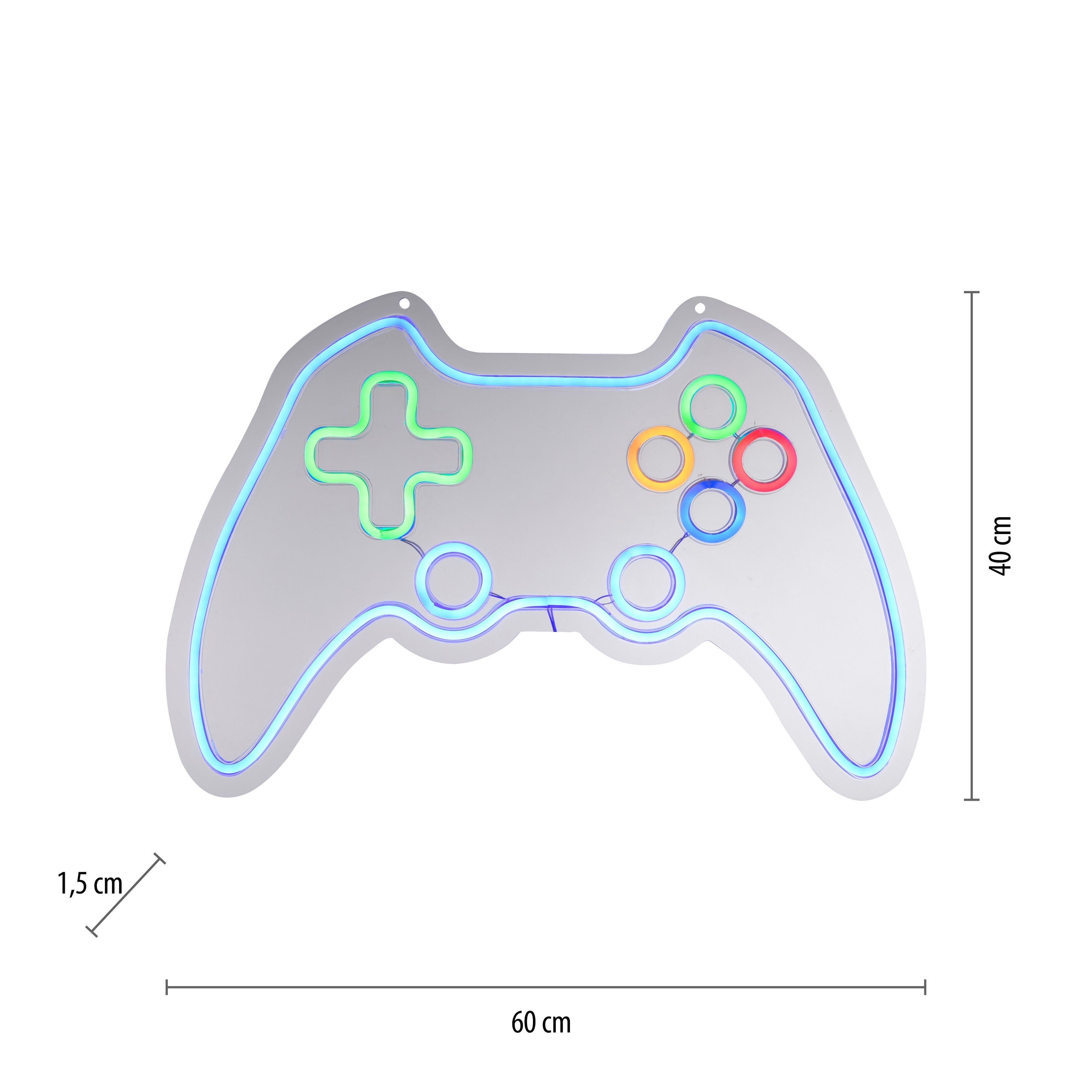 Leuchtobjekt GAMER LED NEON