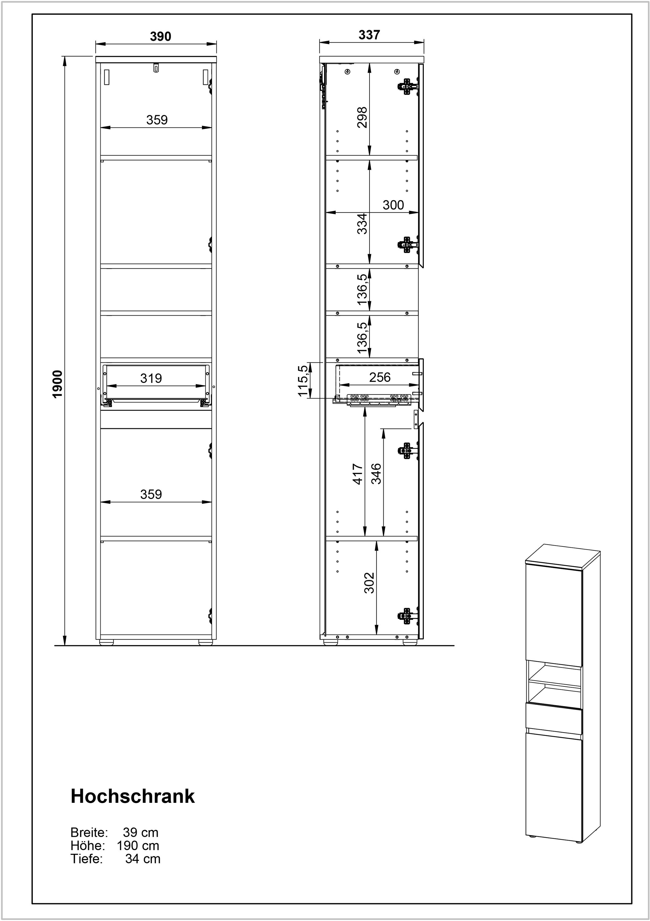 Hochschrank vito MAYOR