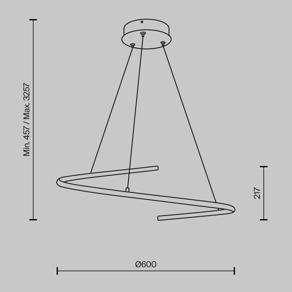 Pendelleuchte CURVE