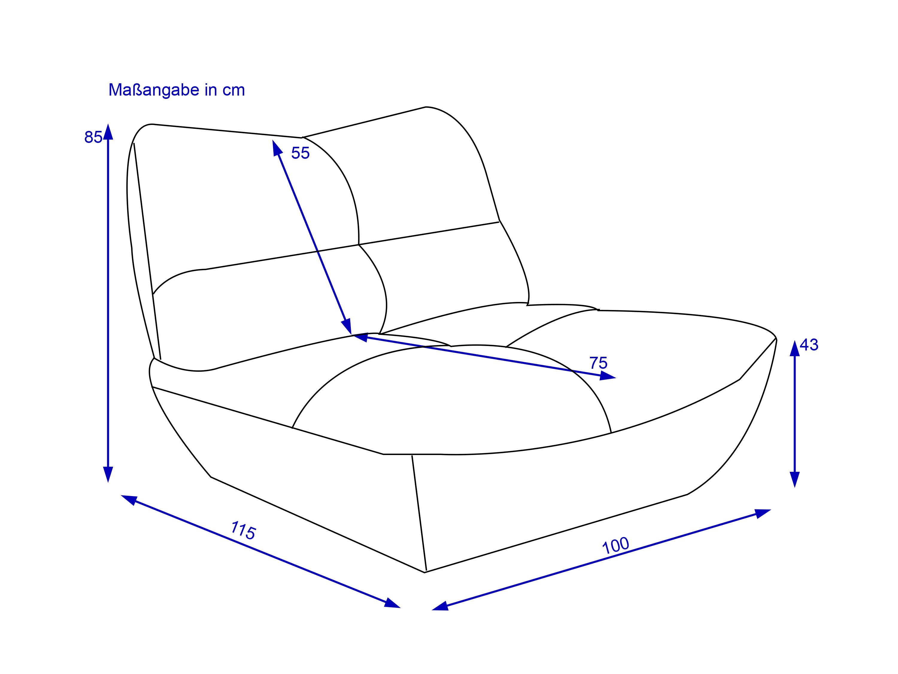 Sofaelement ZEFERINO ASTI