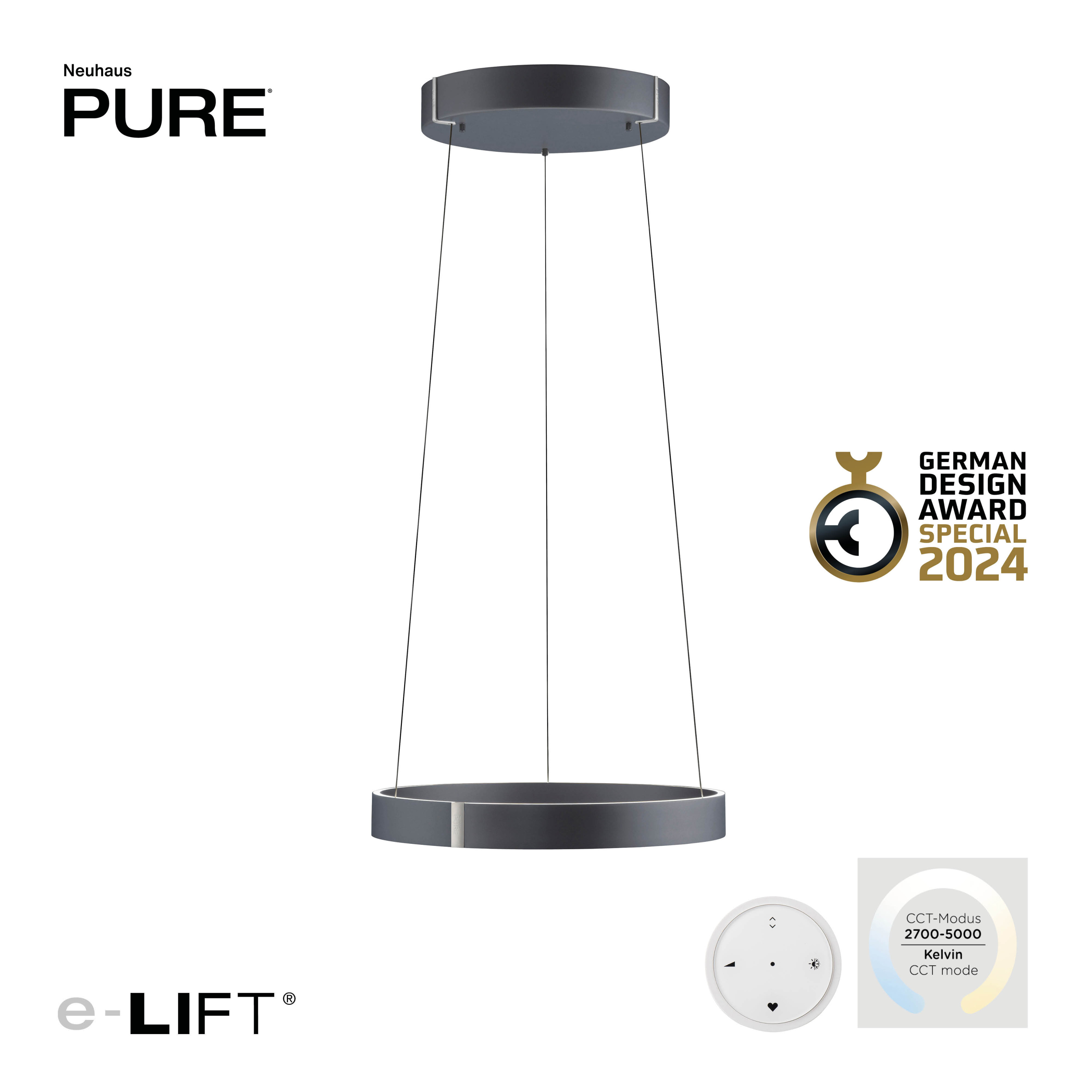 Pendelleuchte PURE E-CLIPSE
