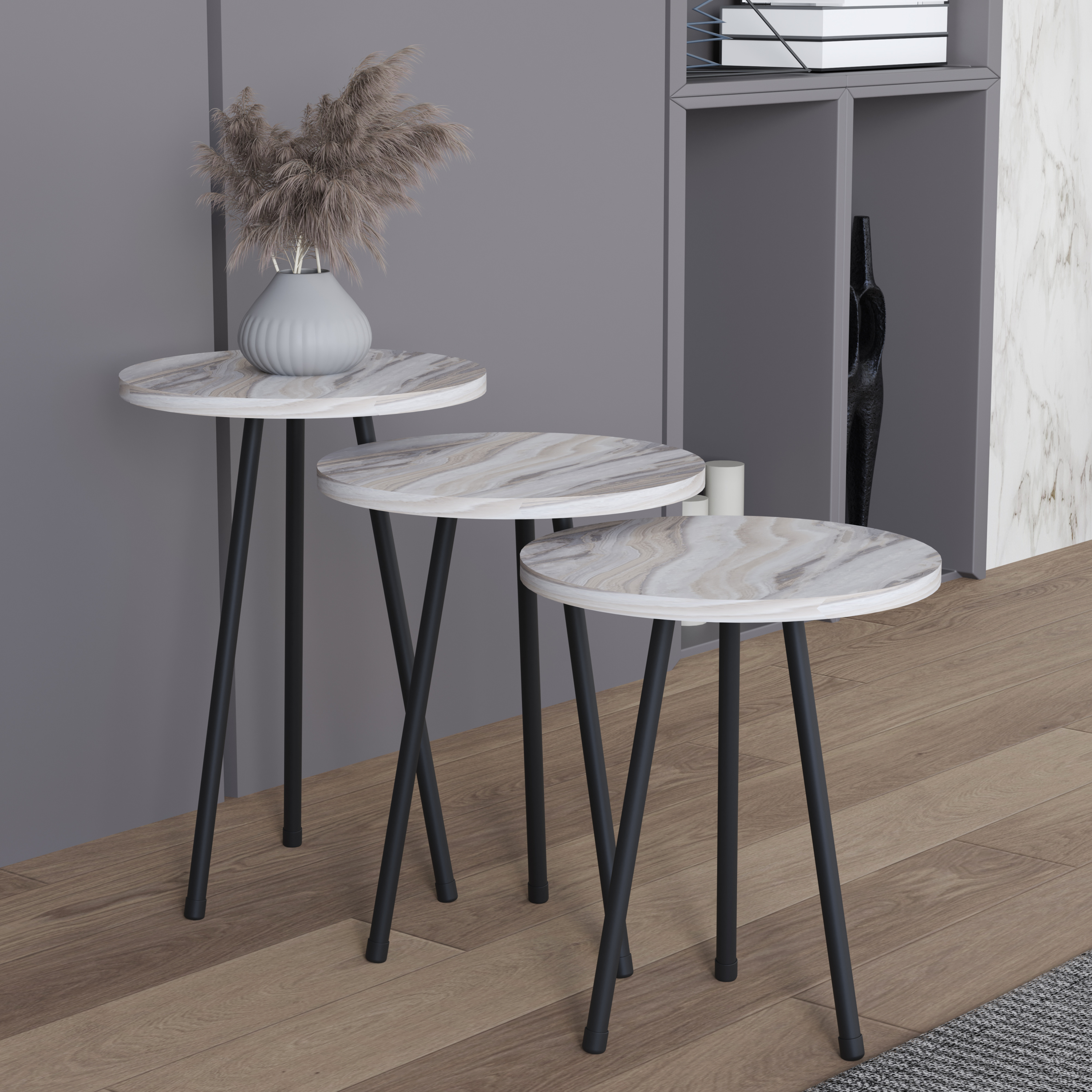 Beistelltisch 3er Set MIROLA