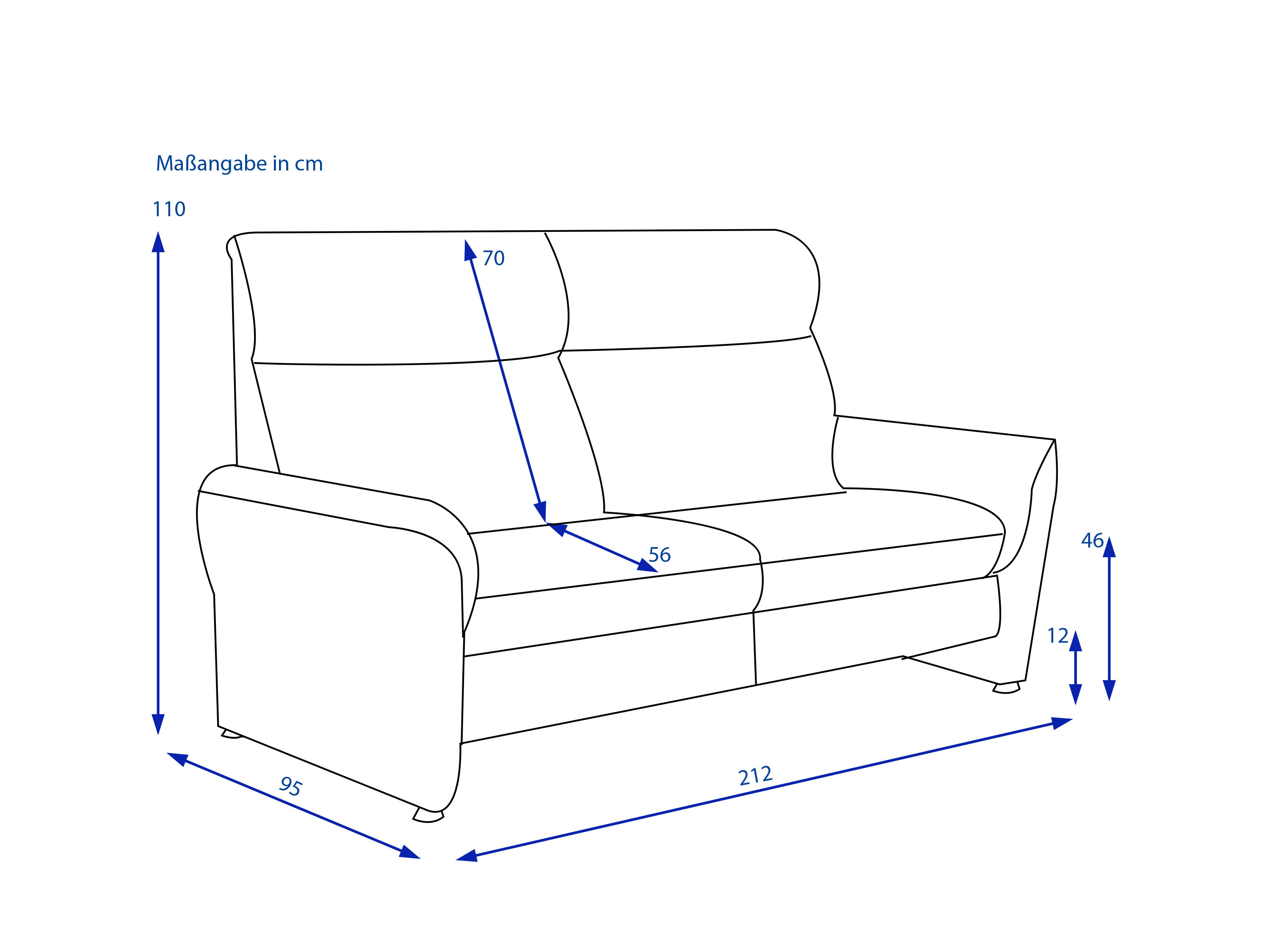 Sofa 2 Sitzer MONDO MENTO