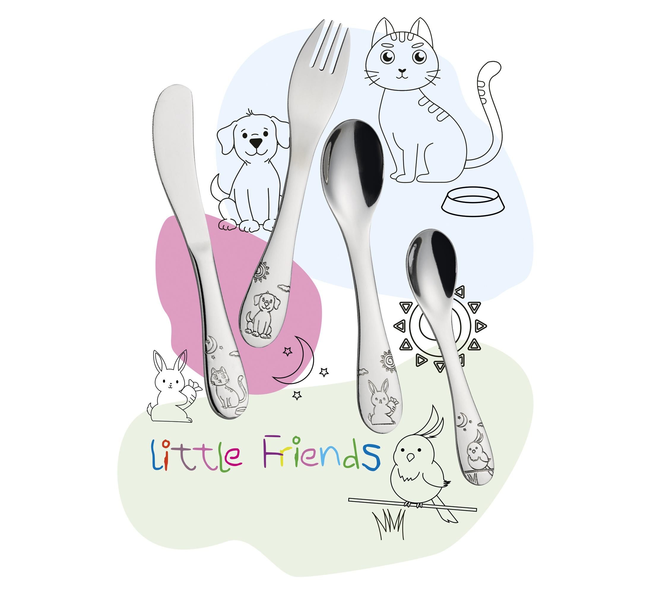 Kinderbesteck cilio LITTLE FRIENDS