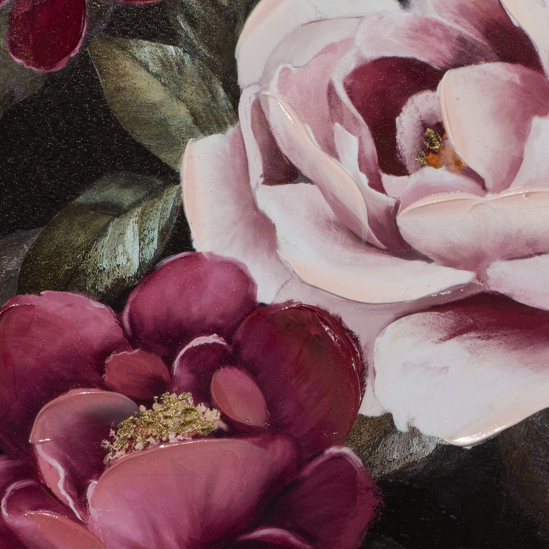 Gemälde HÜBSCHE ROSA BLÜTEN