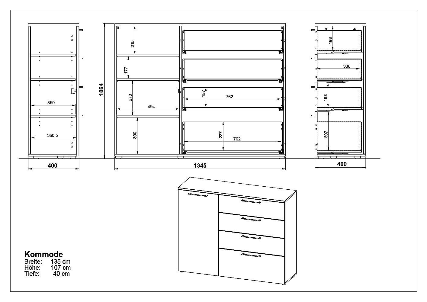 Highboard SUNNYVALE