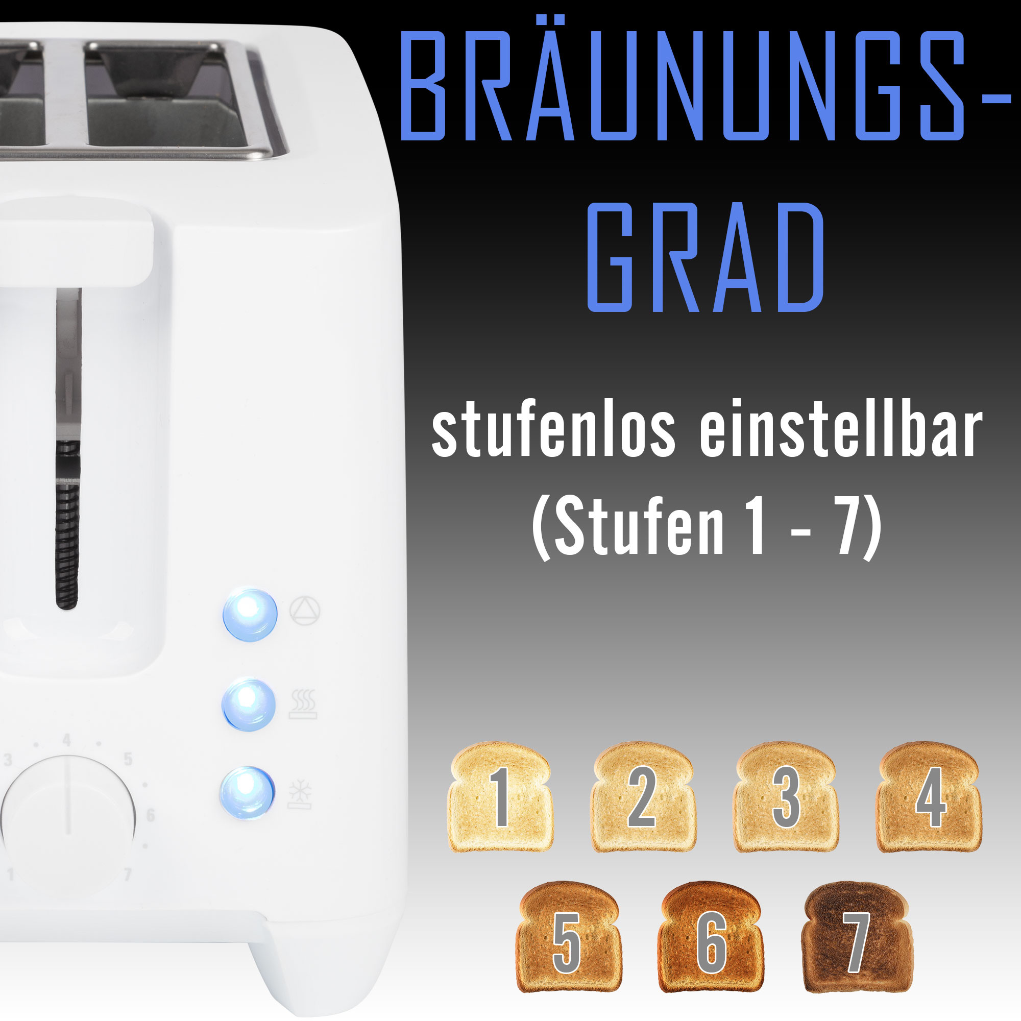 Toaster WHITE