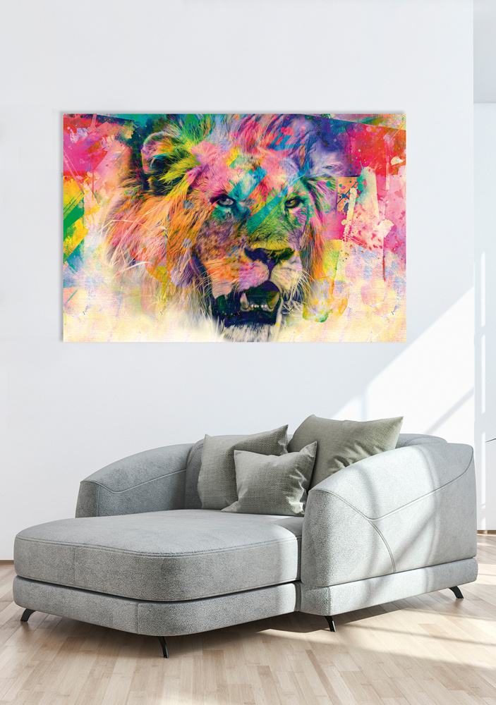 Akustikbild POP ART LÖWE