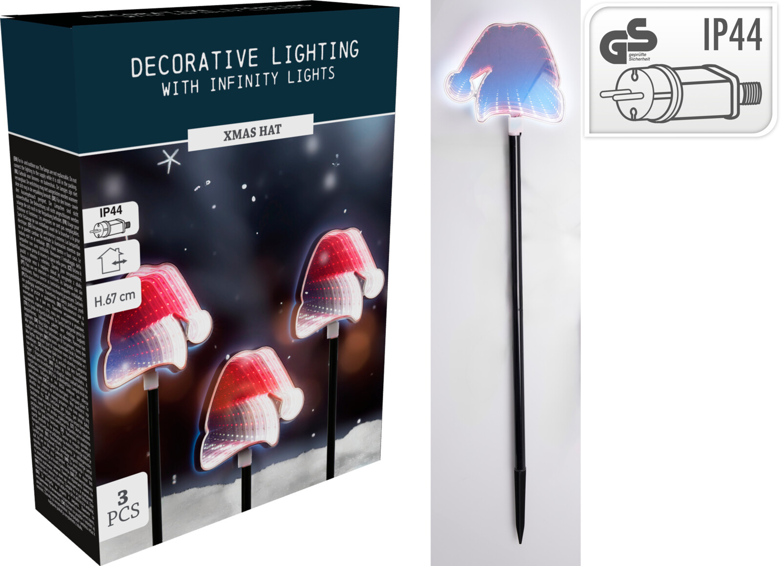 Gartenstecker-Set X-MAS MÜTZE