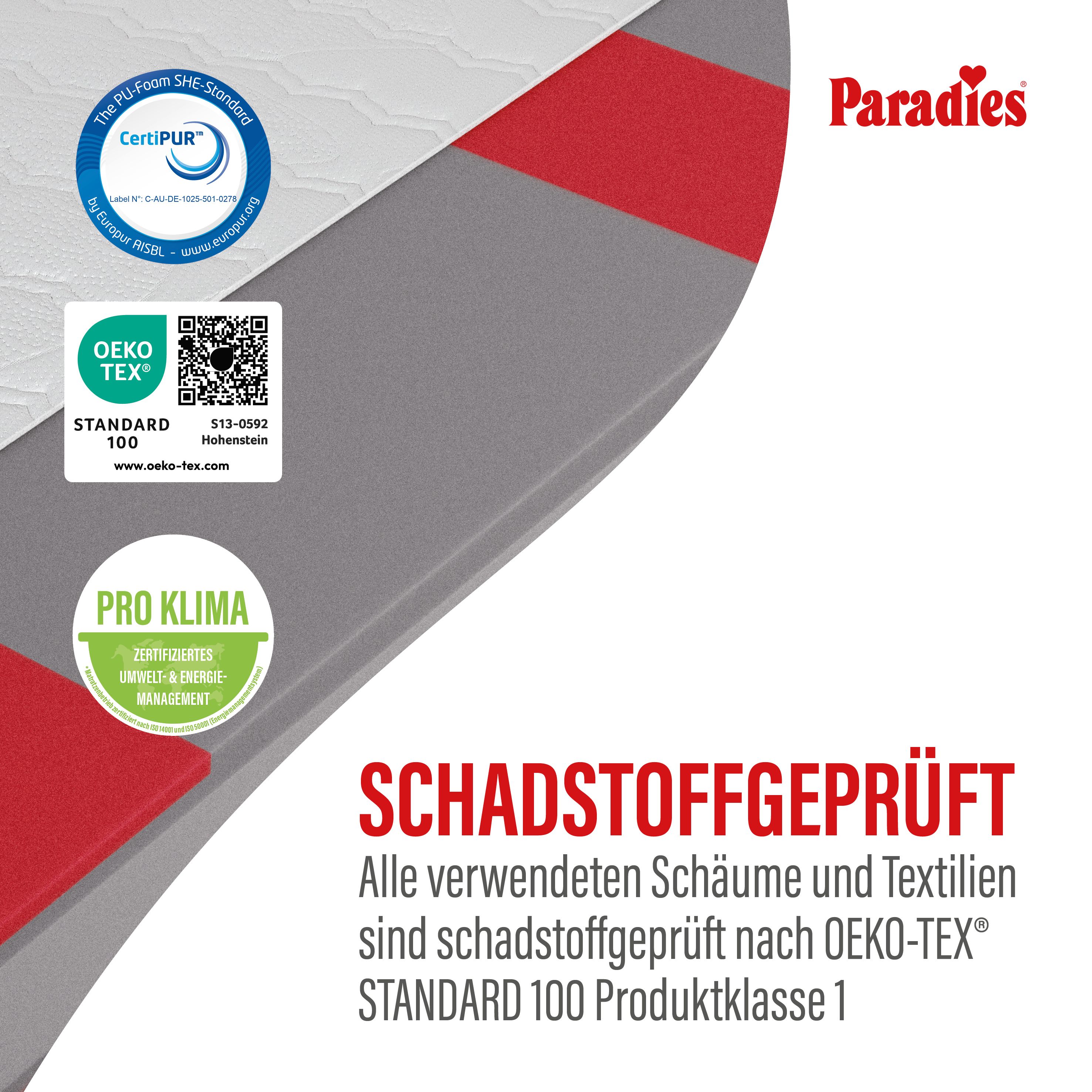 Taschenfederkernmatratze  Paradies SURPREME