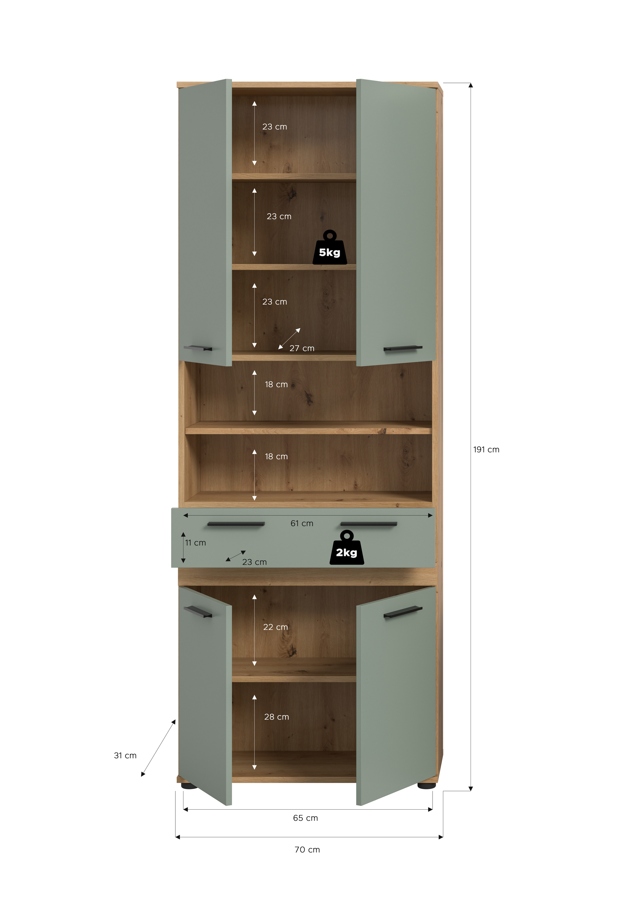 Hochschrank BLAKE