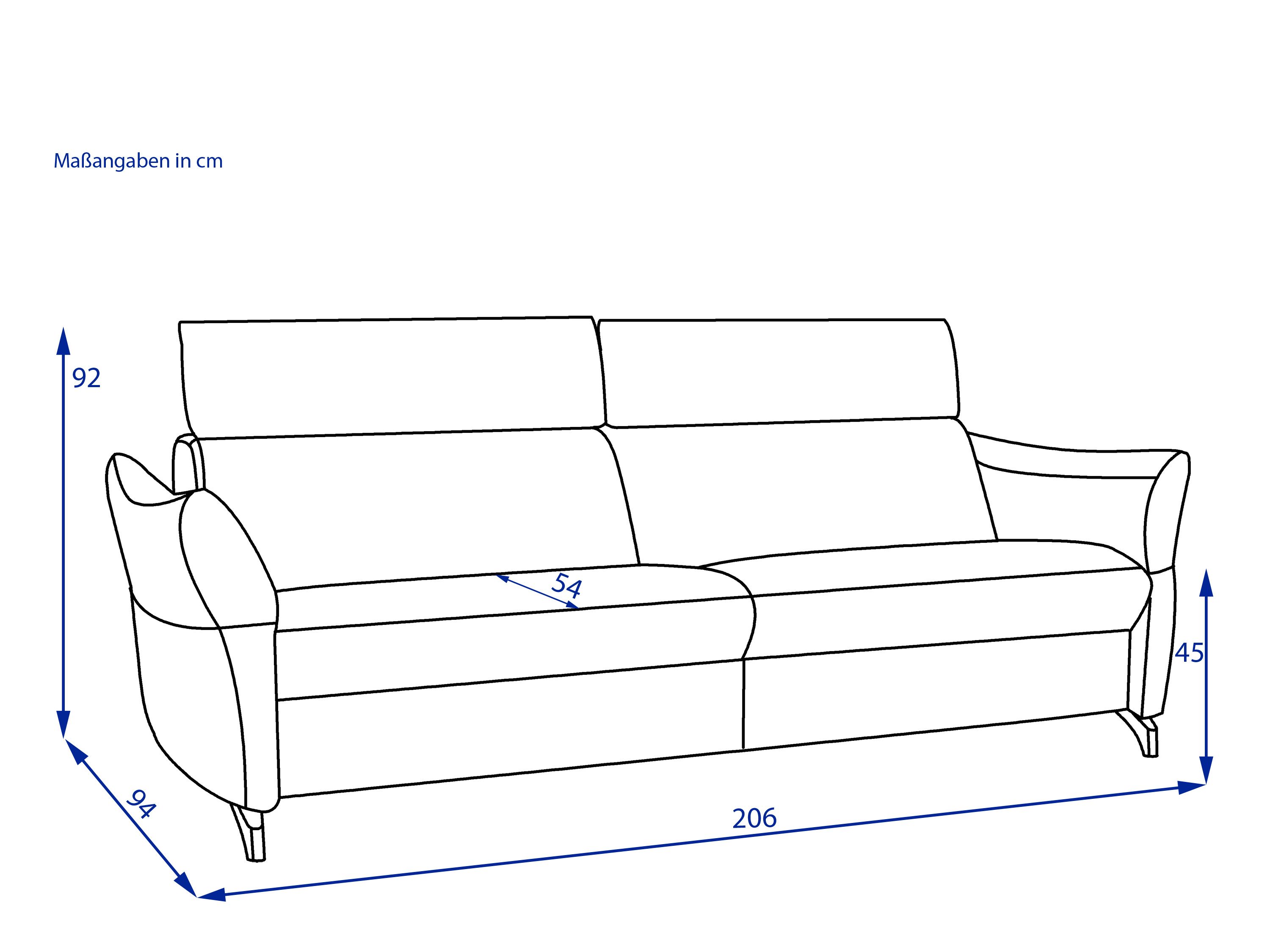 Sofa himolla 3 Sitzer MAINSTADT