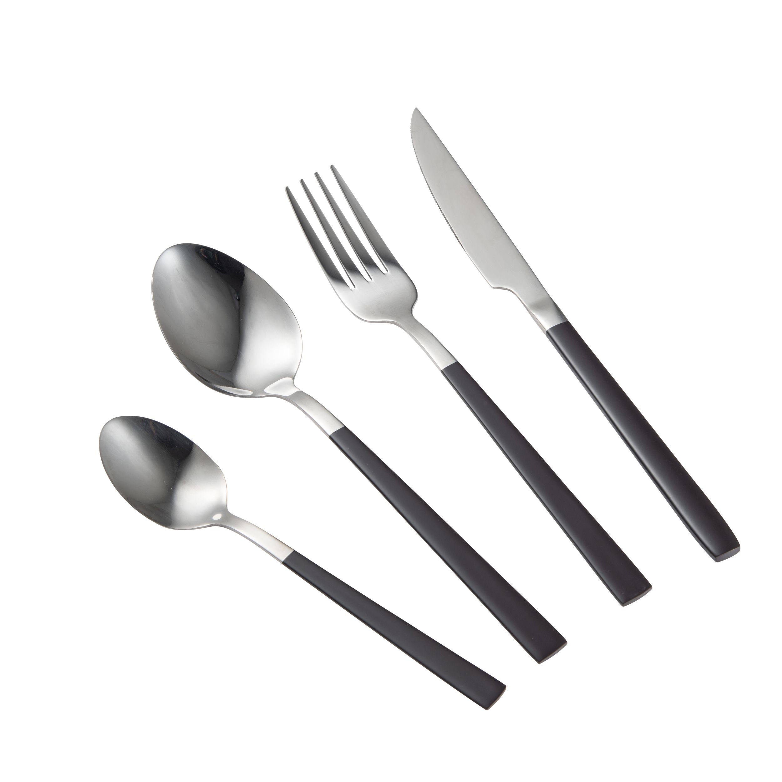Besteck-Set CHARCOAL