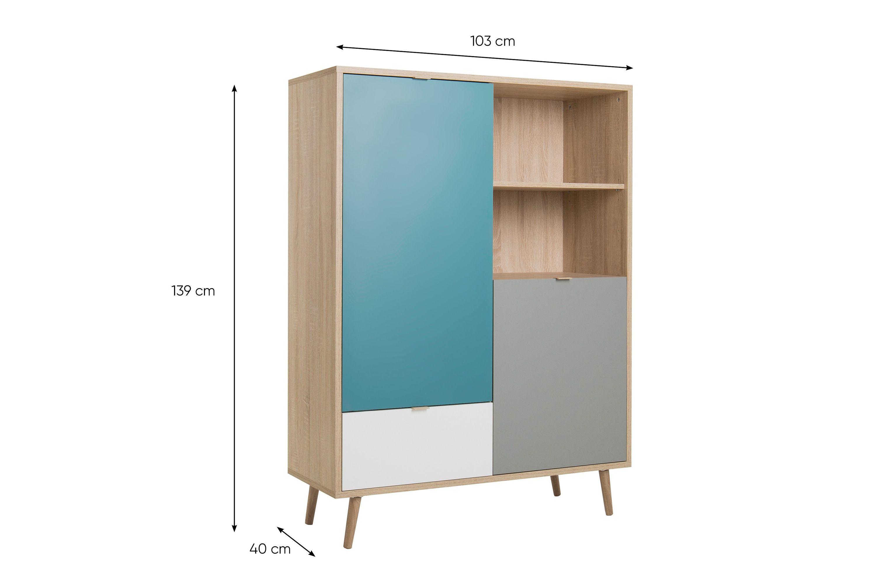 Highboard CUBA