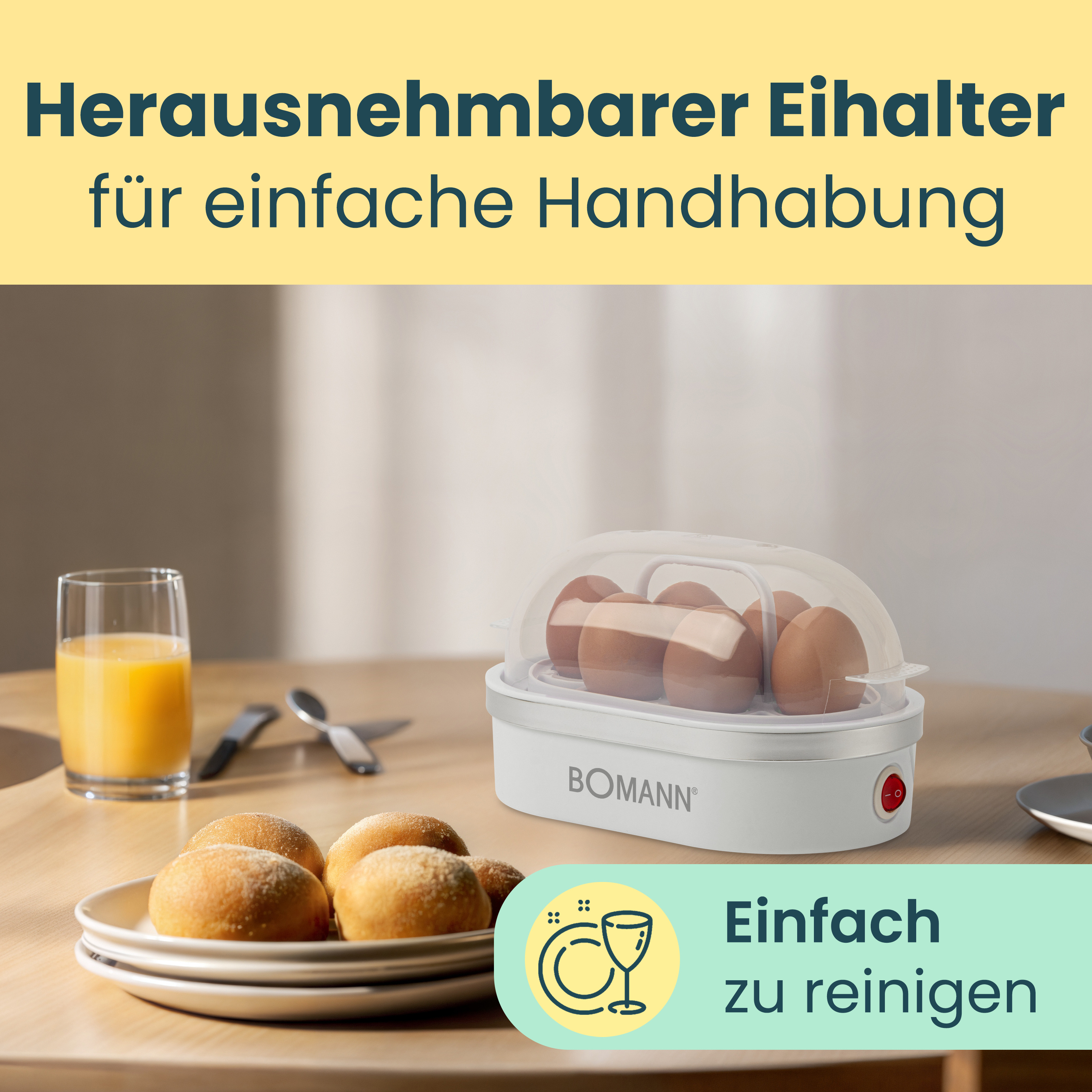 Eierkocher EGG weiß