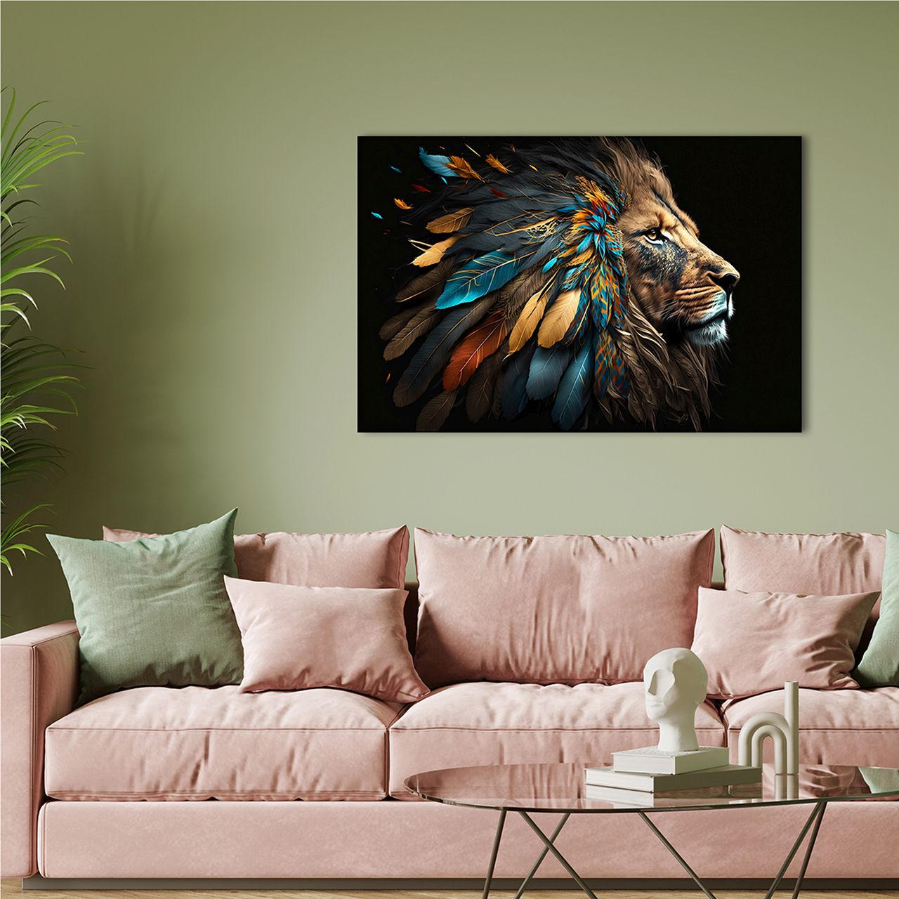 Acrylglasbild INDIAN KING