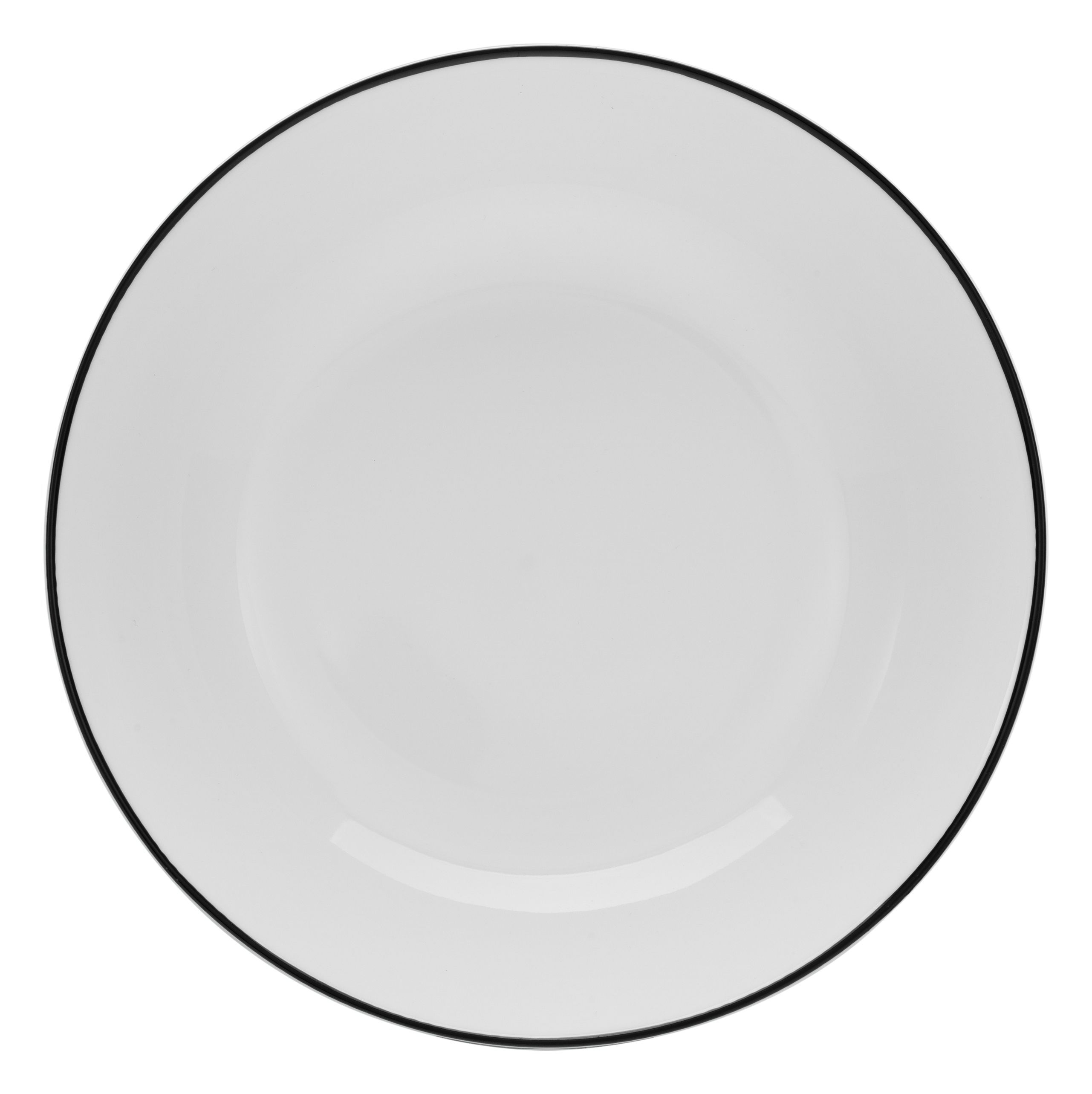 Suppenteller LUNA BLACK LINE