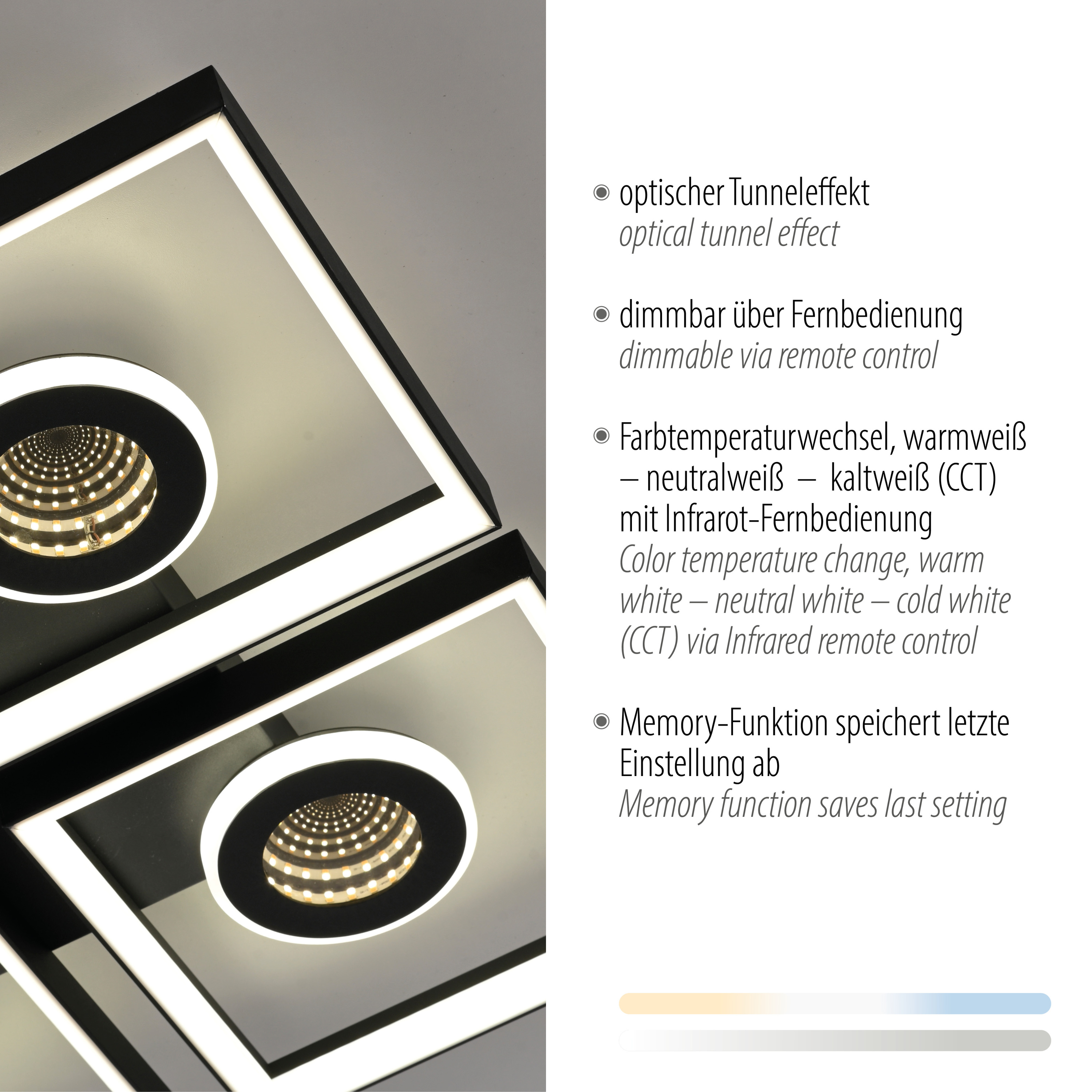 Deckenleuchte TRAFORO LED