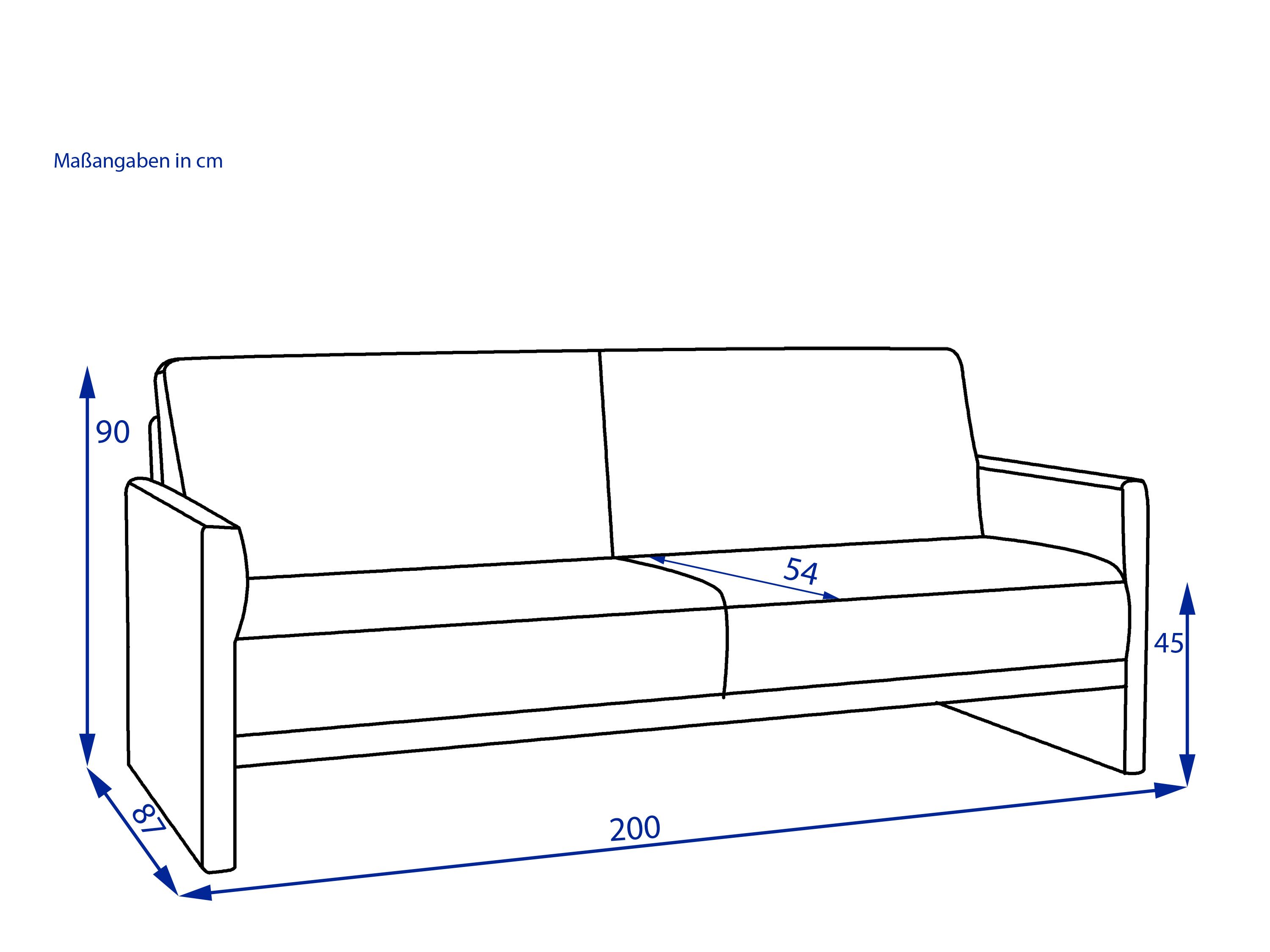 Sofabank ROLF BENZ CARA