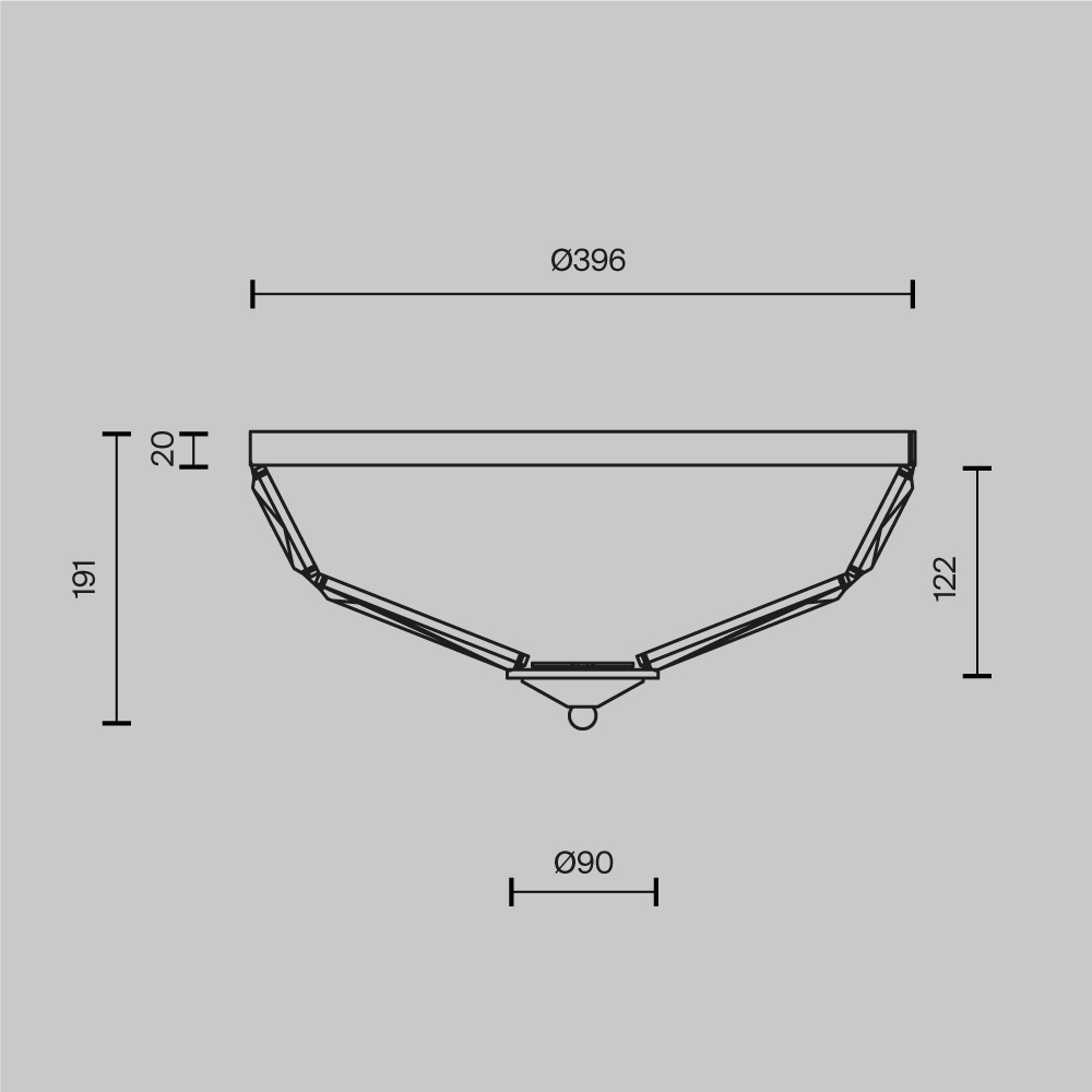 Deckenleuchte FACET
