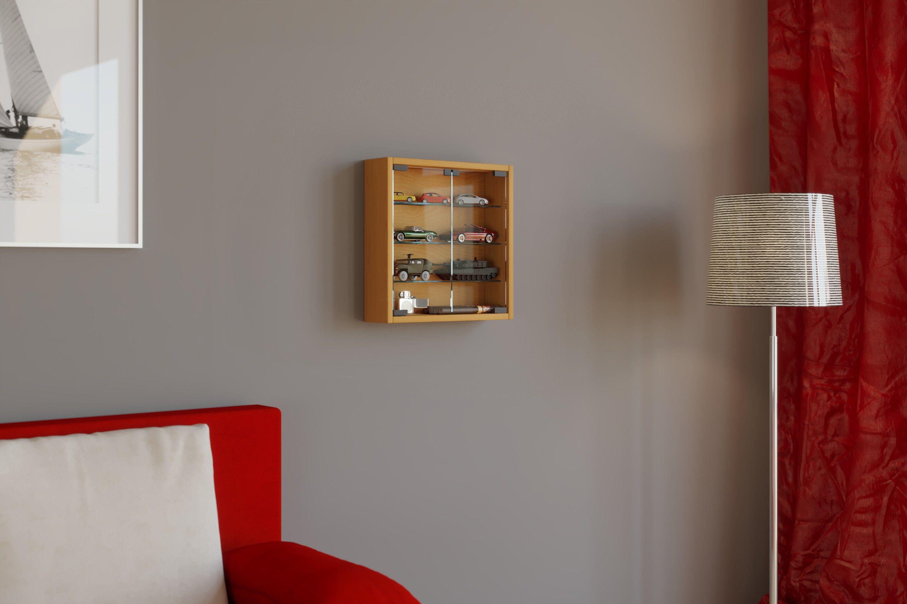 Wandvitrine MANDOSA S