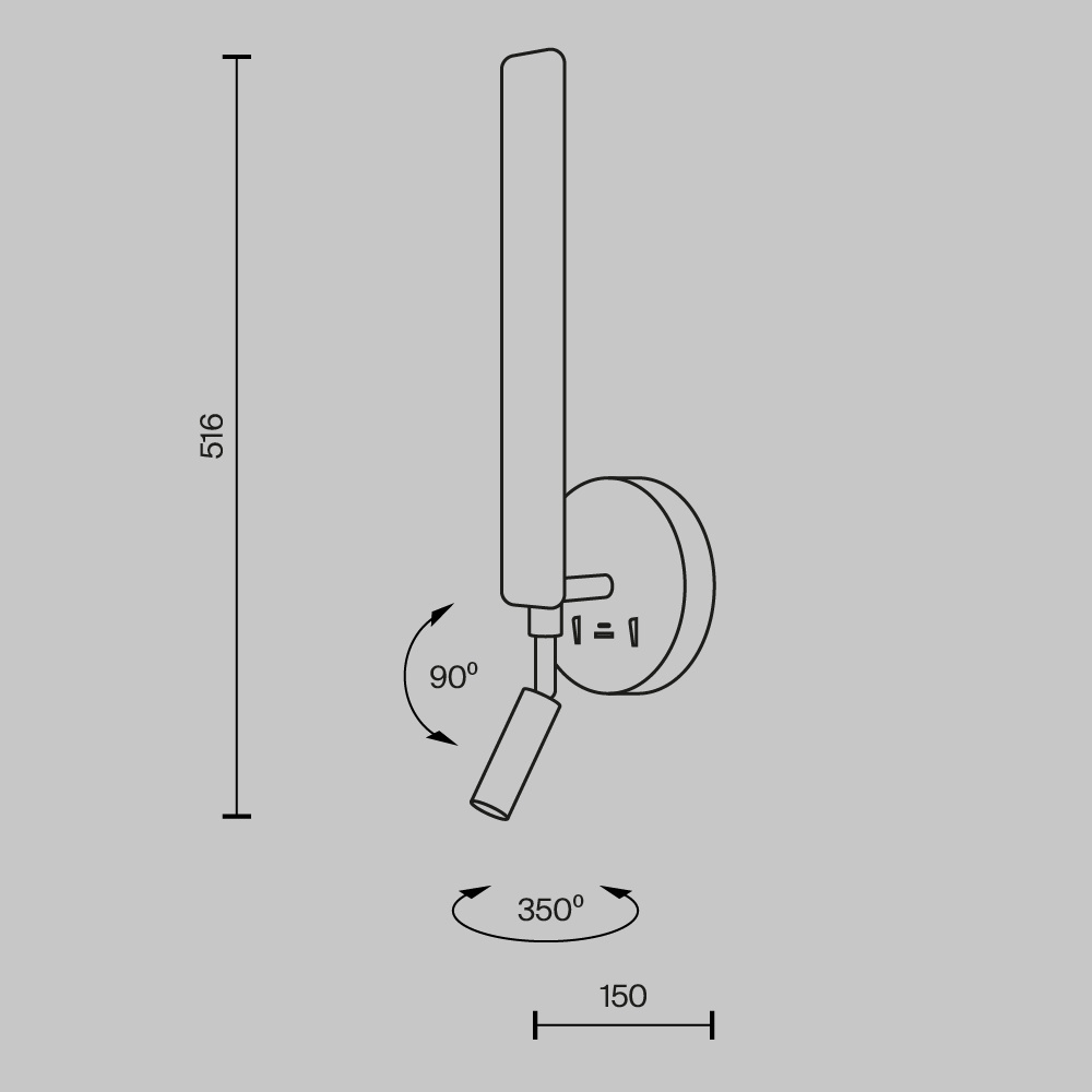 Wandleuchte COMBO