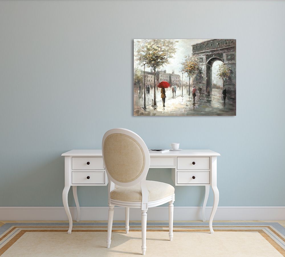 Gemälde SPAZIERGANG IN PARIS