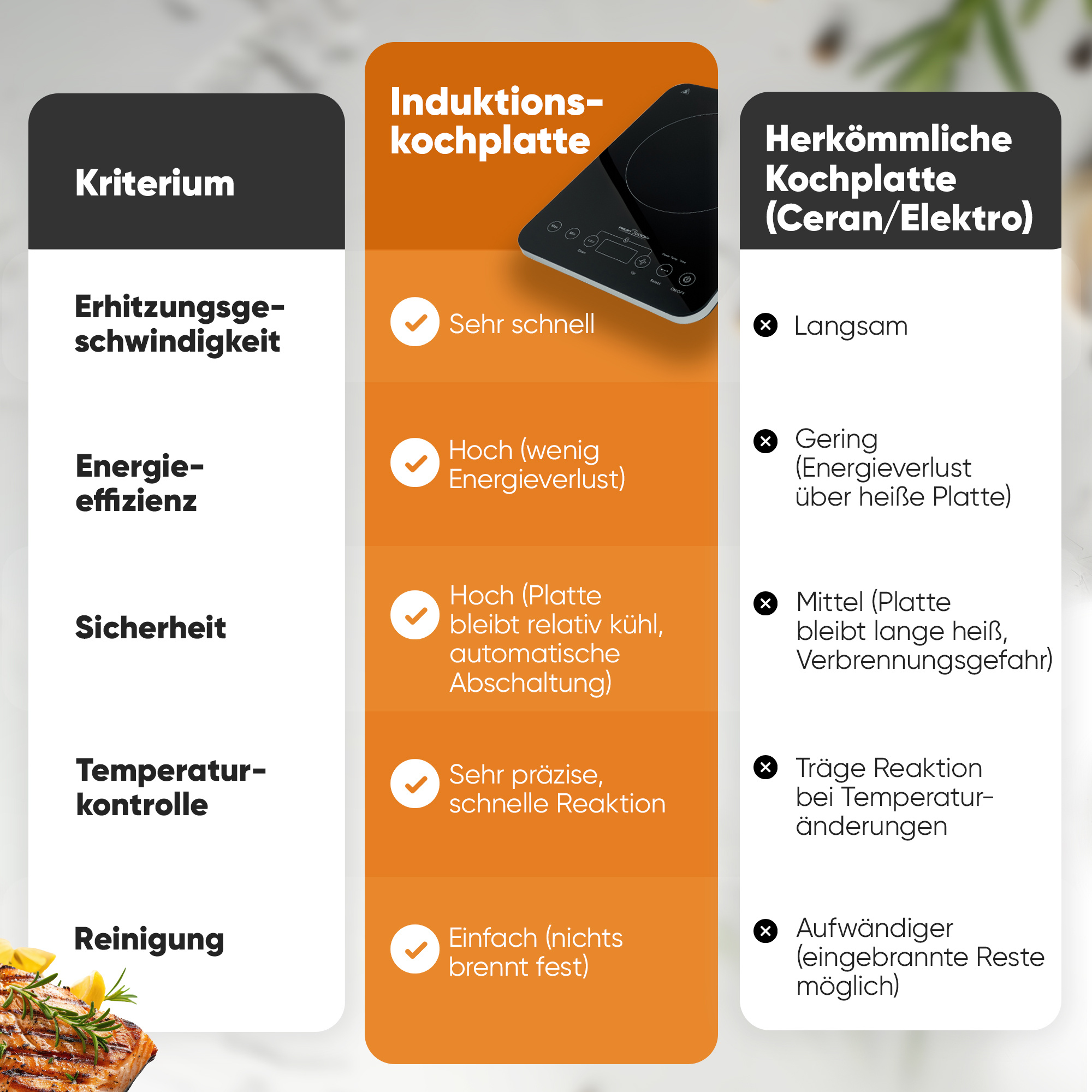 Einzelkochplatte INDUKTION