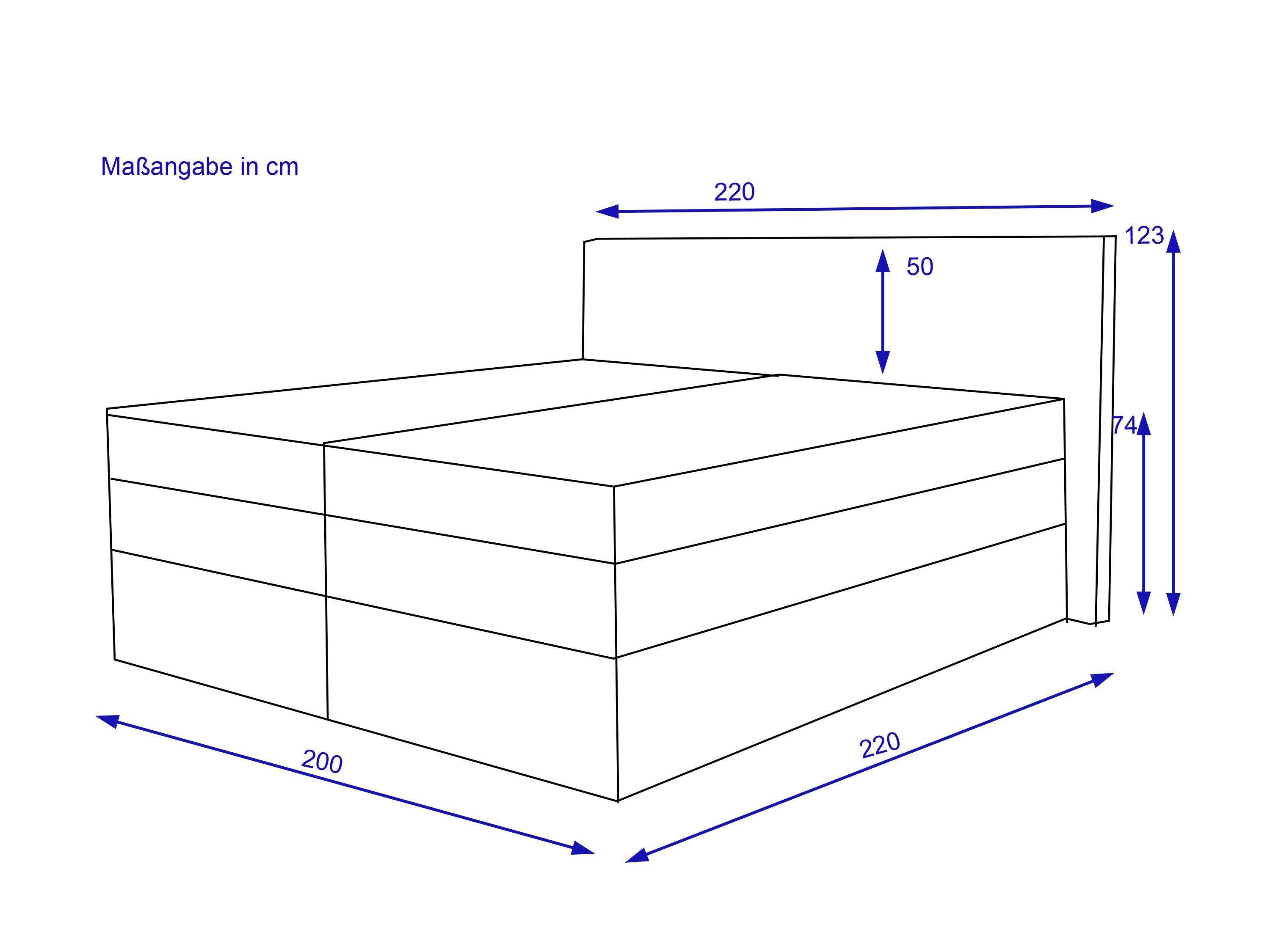 Boxspringbett AYDA