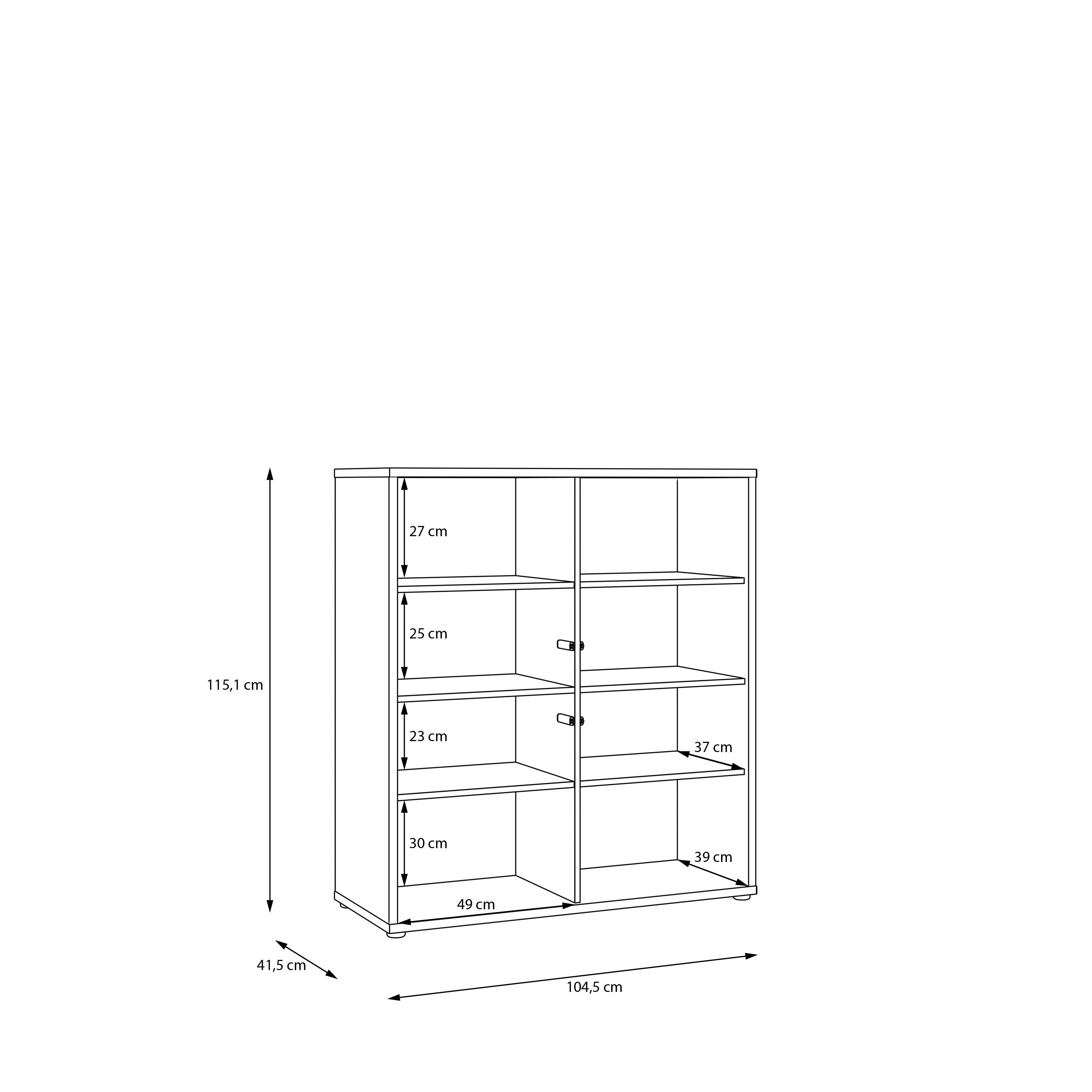 Highboard ALDA