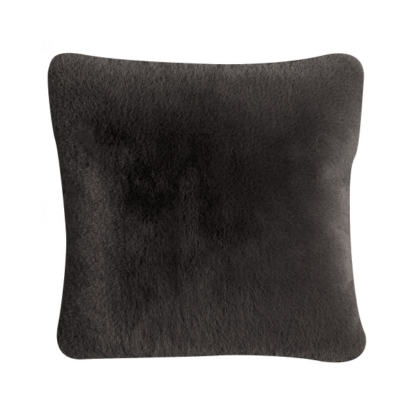 Kissen PORTLAND in dunkelgrau aus Polyester