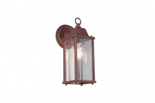 Wandleuchte OLONA in Rost aus Aluminium