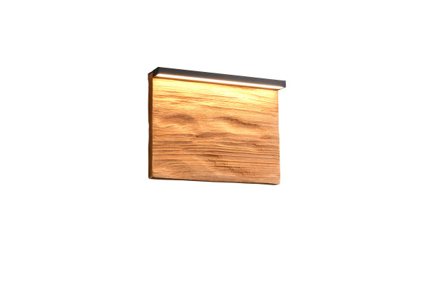Wandleuchte KALEA in braun aus Holz