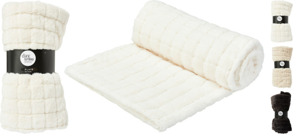 Decke VANJA in mehrfarbig aus Polyester