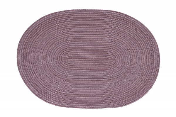 Tischset SAMBA oval in violett aus Polyester