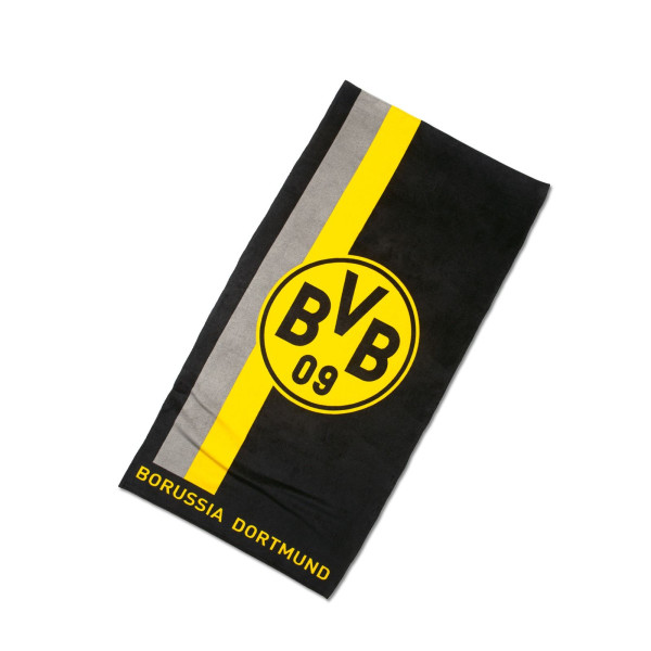 Handtuch BVB STREIFENMUSTER in mehrfarbig aus Baumwolle