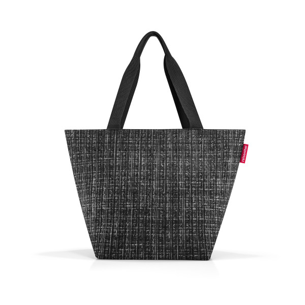 shopper reisenthel M - bouclé black in schwarz aus Polyester