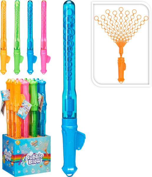 Seifenblasenschwert BUBBLE in mehrfarbig aus Kunststoff