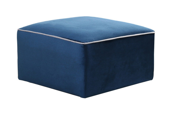 Polsterhocker PRESLEY in blau