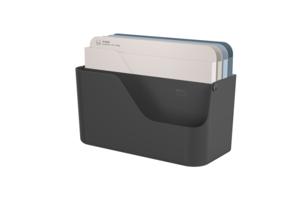 Inbox MY PAPER in schwarz aus Materialmix