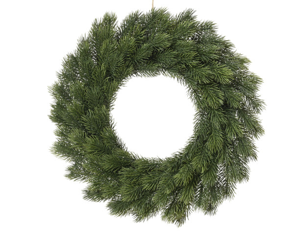 Tannenkranz in grün aus Kunststoff