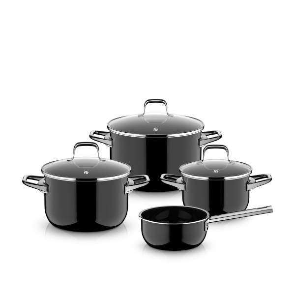 Kochtopf-Set WMF FUSIONTEC in schwarz aus Glas