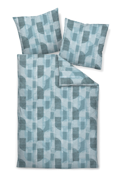 Bettwäsche CHINCHILLA S in grün aus Baumwolle