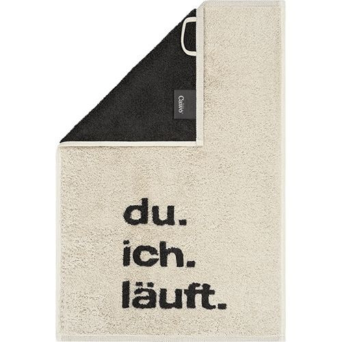 Gästetuch du.ich.läuft in beige