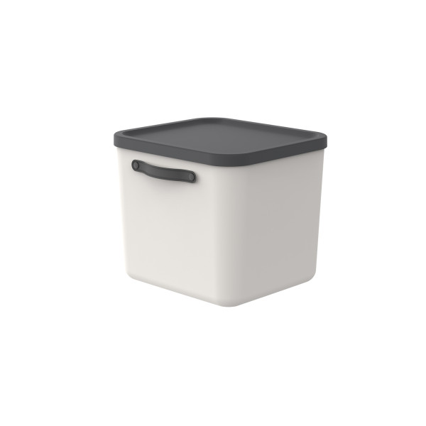 Aufbewahrungsbox MYTHEN in beige aus Polypropylen