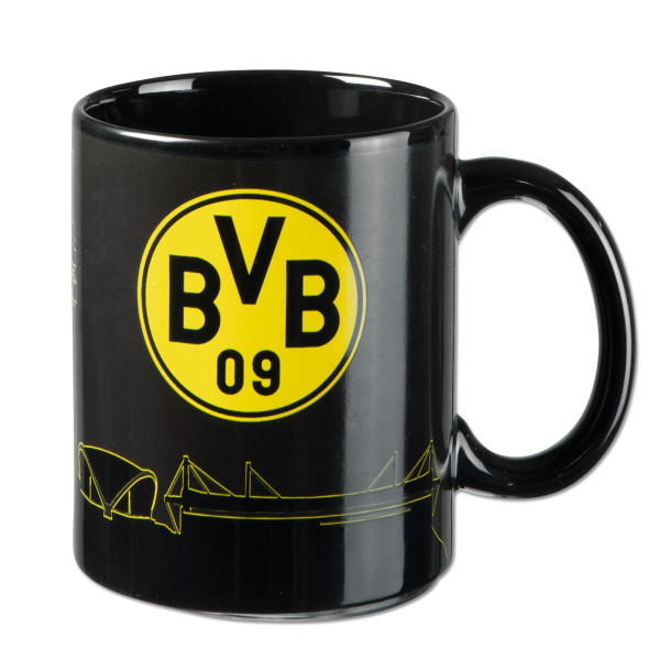 Zaubertasse BVB SKYLINE in mehrfarbig aus Keramik