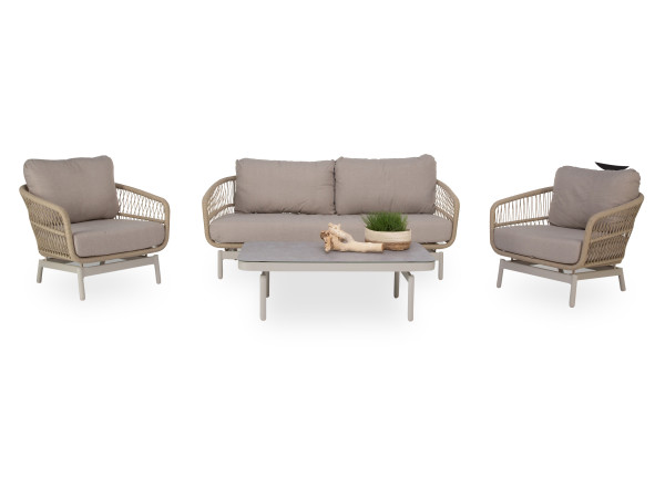 Lounge-Set SANSIBAR OSSBY in beige