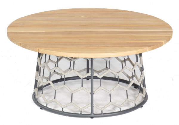 Loungetisch YALE in grau aus Aluminium
