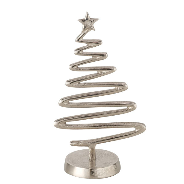 Weihnachtsbaum FIRO in silberfarben aus Aluminium